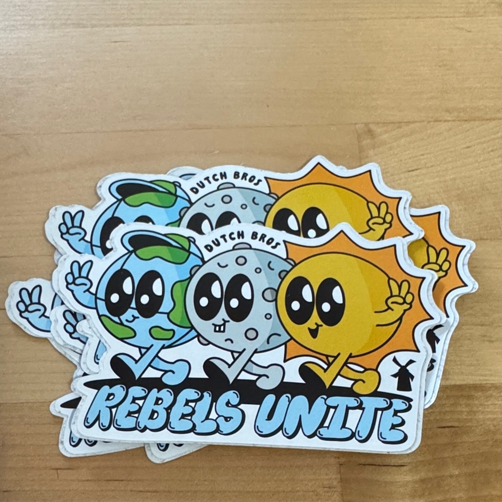 Dutch Bros Colorful Character Stickers